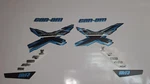 Brp Can-am Renegade G2 Xmr Decal Replica Sticker Kit+engine Blue Matte New. Price: $95.00.