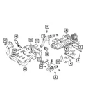 Genuine Mopar Hex Flange Head Bolt 68132572AA New. Price: $16.02.