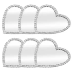 Heart Shaped Rhinestone Phone Case Mirrors Stickon Diy Decoration 6 Pcs New. Price: $26.23.
