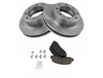 Front Brake Pad And Rotor Kit 2005-2012 Ford F250 Super Duty 2008 BR255QT New. Price: $210.17.
