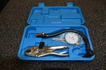 3D103 Central Storm Dial Indicator Set W/locking Pliers Molded Storage Case Used. Price: $99.99.