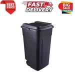 Rubbermaid Roughneck 50 Gallon Wheeled Trash Can Outdoor Black New. Price: $43.82.