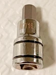 Matco Tools "adv" CXY14VA, 1/2" Socket Driven, H7/16" Allen/hex Bit *new*. Price: $27.89.