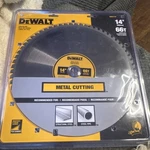 Dewalt 14 In 66T Carbide-tipped Cold Saw Blade DWA7747 New. Price: $100.00.