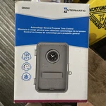 Intermatic GM40AV Timer, 120-277V Dpdt Auto-voltage W/type 3R Plastic Encl New. Price: $90.00.