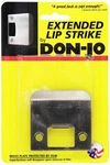 Don-jo EL17515A 18 Gauge Extended Lip Strike, Blackened Satin Nickel Plat New. Price: $29.52.