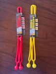 Rapid Tie Flexible Vinyl 2 Sets Of Each 16" Red And Yellow New. Price: $20.00.