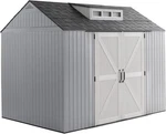 Outdoor Storage Shed 7X10 Ft Resin Weather Resistant Brown Rubbermaid New. Price: $1199.00.