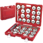 58 Pcs Auto Oil Filter Socket Wrench Set 1/2 Inch Drive Cap Removal Tools New. Price: $132.49.
