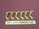 WP8519651 - Whirlpool Kenmore Oem Dishwasher Tine Row Pivot Clip (set Of 6) Used. Price: $8.99.