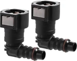Autohaux 2PCS Car 3/8 Fuel Line Quick Connector Nylon Hose Black New. Price: $14.76.