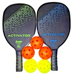 Franklin Sports Pickleball Paddle & Set 2 Players Wood Rackets Comfort Grip Used. Price: $9.99.