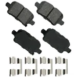 Disc Brake Set-proact Ultra Premium Ceramic Akebono ACT1857 New. Price: $64.66.