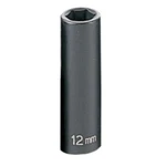 Grey Pneumatic 1012MD 3/8" Drive Deep Metric Impact Socket - 12MM New. Price: $15.32.