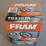 Fram Tough Guard TG3387A Oil Filter With Suregrip / New In Box. Price: $5.00.