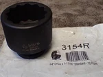 3154R Grey Pneumatic 3/4" Drive 1-11/16", 12-POINT Standard Impact Socket (BN10) New. Price: $29.99.
