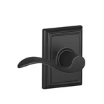 Schlage F10ACC622ADD Addison Trim With Accent Hall And Closet Lever, Matte Black New. Price: $70.65.