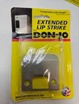 Don-jo EL17515 2-1/4" Full Lip Strike W/ 1-3/4" Extended Satin Nickel Finish New. Price: $19.99.