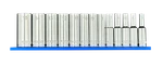Vim Tools Pc. 3/8" Dr. Metric Socket Set W/ 12" Blue Magrail (SM600) New. Price: $59.26.