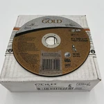 Brand New! 25 Count! Gold Metal Cut-off Wheels 6 X.045 X7/8 Carborundum. Price: $59.95.