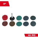 Milwaukee 49-92-9000 Tool 10 Piece Inch Quick Change Disc Kit New. Price: $28.73.