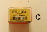 New Dorman 633-037, 3/8" E-clip Side-mount Retaining Rings, 23 Pieces, Nos.. Price: $12.95.