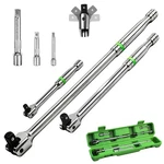 Swanlake 6PC Breaker SET,1/4, 3/8 & 1/2 Drive,heavy Duty Bars, 6-INC New. Price: $33.65.