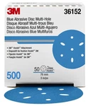 3M-36178 Hookit Blue Abrasive Disc Multi-hole, 6", 240 Grade New. Price: $86.98.