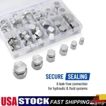 Hydraulic Hose Tube And Pipe Fitting Kit, 37 Degree Jic Cap Plug Assortment New. Price: $53.99.
