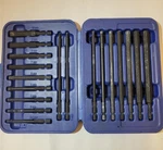 Vim Tools PDM100 Power Drive Metric Hex Bit Set, 18 Pieces (2.5MM - 10MM) Used. Price: $20.00.