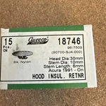 15 Pcs Auveco 18746 Hood Insulation Retainers Clips Fasteners For Acura 96-7509 New. Price: $12.99.