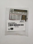 Genuine 2014-2016 Kia FORTE5, Koup Tire Info Label (05203-A7510) New. Price: $15.00.