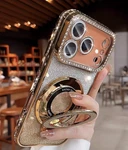 For Iphone 17 Glitter Bling Diamond Mag Safe Ring Case New. Price: $18.88.