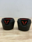 Sw-motech STP.22.176.10301/B Rear Axle Sliders Black Used. Price: $44.99.