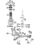 Genuine Mopar Nut 6104720AA New. Price: $5.52.
