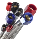 Nitrous Outlet 36" 3AN Stainless Braided Hose (black B-nuts) New. Price: $35.99.