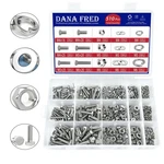 510PCS M4 M5 M6 Bolts And Nuts Kit 304 Stainless Steel Hex Head Screw As New. Price: $23.84.