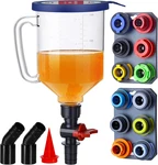 Smart Jerry Spill-proof Engine Oil Funnel Kit Change W/ 12 Adapters New. Price: $72.17.