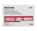 3M 7447 Scotch-brite General Purpose Hand 6" X 9" 20 Pads New. Price: $20.00.