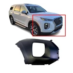 Passenger Side Bumper Cover For 2020-2022 Hyundai Palisade HY1017100 Front New. Price: $181.24.