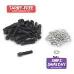 Weld P650-3022, Set Of 32 Black Steel 16IN Dbl Bead Loc Bolt Kit 18 Hole Perform New. Price: $118.60.