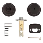 Kwikset 300CV 11P 6AL Cove Privacy Door Knob Set, Venetian Bronze Open. Price: $16.00.