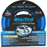 Blubird BB1250 1/2" X 50' Lightweight Polyester Braided Rubber Air Hose New. Price: $61.99.