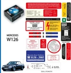 Decal Sticker For All Models Engines Mercedes S-class W126 New. Price: $26.69.