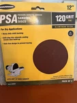 Warrior 12" Psa Sanding Discs 120 Grit Fine Aluminum Oxide #69988 Lot Of 3 Pack New. Price: $7.99.