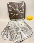 50 Count Aluminum Foil Oven Liners Disposable Reusable 18.5 X15.5 Grease Trap New. Price: $34.96.