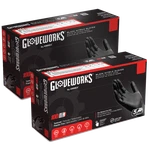 Gloveworks 5MIL Black Nitrile Gloves For Automotive Detailing/mechanic Xxl, 200 New. Price: $32.28.