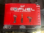Milwaukee 3424-23 M12 Fuel 3-TOOL Combo Kit W/ Impact, Ratchet, Hammer Drill New. Price: $406.70.