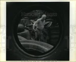 1991 Press Photo Arthur Brown Of Recycling Incorporated Carries Tires Unspecified. Price: $24.99.