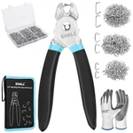 Shall Hog Ring Pliers Kit With 600PCS Galvanized Set, Black New. Price: $28.41.